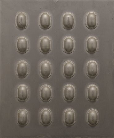 Firmato, datato. MARIO ALBORALI (1925) - " Oggetto n°22 ", 1967, Tecnica...