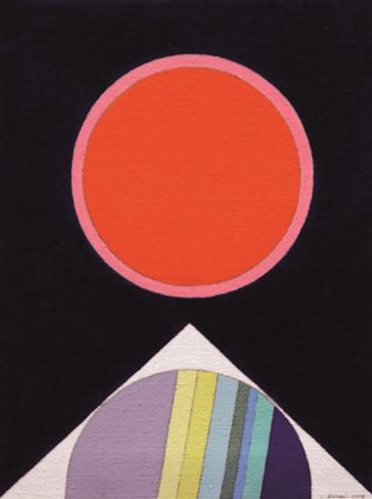 Firmato, datato. EUGENIO CARMI (1920) - " Tutto può essere ", 2008, Acrilico...