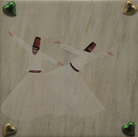 Firmato, datato. ALDO MONDINO (1938 – 2005) - Senza titolo, 2001, Tecnica...