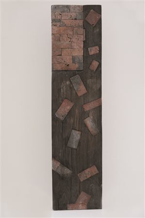 Firmato. FRANZ STAHLER (1956) - Senza titolo, anni 90, Scultura in legno e...