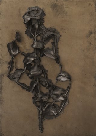 Firmato. ALIK CAVALIERE (1926 – 1998) - " La rosa ", 1964, Scultura in...