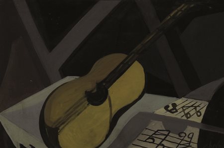 Firmato, datato. FERDINANDO CHEVRIER (1920 – 2005) - Senza titolo, anni 40,...