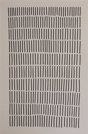 Firmato. ARTURO VERMI (1928 – 1988) - " Diario ", 1965, Olio su tela, cm. 150...