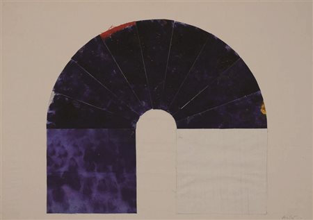 Firmato. RODOLFO ARICO (1930 – 2002) - Senza titolo, 1970, Acrilico su tela...