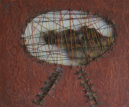 Firmato, datato. REMO BIANCO (1922 – 1988) - " Nucleare ", 1952, Tecnica...