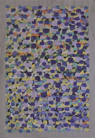 Firmato, datato. SIMONA WELLER (1940) - Senza titolo, 1977, Tempera su...