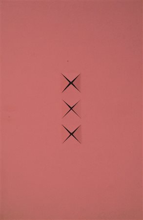 Firmato. DADAMAINO (1935 – 2004) - " Rilievi ", 1965, Rilievi su cartoncino,...