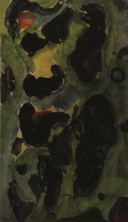 Firmato, datato. UMBERTO MILANI (1912 – 1969) - Senza titolo, anni 60,...