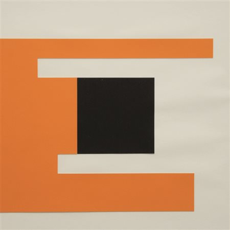 Firmato. BRUNO MUNARI (1907 – 1998) - " Negativo positivo ", 1996, Collage su...