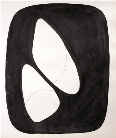 Firmato. PAOLO SCHEGGI (1930 – 1971) - Senza titolo, 1967, Inchiostro su...