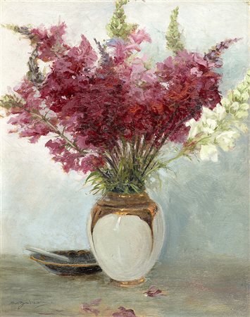 Achille Beltrame (Arzignano ( Vicenza) 1871 - Milano 1945)"Vaso con...