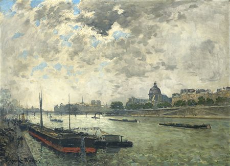 Frank Myers Boggs (Springfield 1855 - Meudon 1926)"Port Saint-Nicolas,...