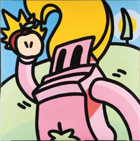 BROS Milano 1981 EVA, 2005 smalto lucido su tela, cm 160x160.