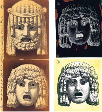 PIERO FORNASETTI (1913-1988) Lotto composto da raccolta di lucidi e negativi...