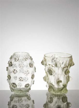 ERCOLE BAROVIER (1889-1974) BAROVIER & TOSO Vaso della serie “A stelle” in...