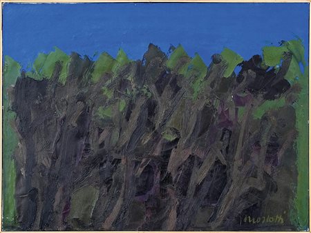 Ennio Morlotti Senza titolo (1967) Olio su tela 60 x 80 cm Firmato in basso a...