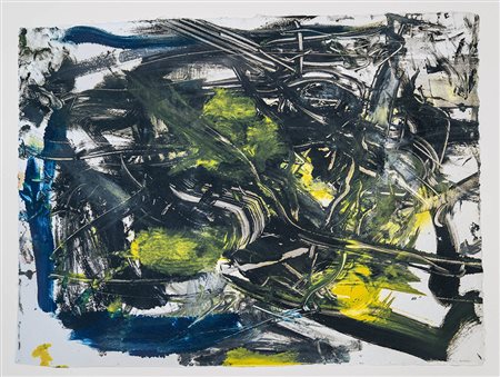 Emilio Vedova Spazio opposto - n. 30 2006 Monotipo e olio su carta 57 x 75 cm...