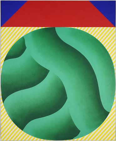 Kumi Sugai Rond vert 1967 Olio su tela 100 x 81.3 cm Firmato in basso a...