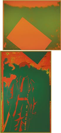 Mario Schifano Vittoria sul sole per Kasimir Malevic 1971 - 74 Serigrafia su...