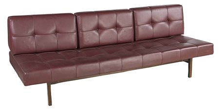 GIANFRANCO FRATTINI 1958 DIVANO mod 881 struttura in legno, imbottitura in...