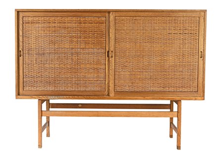HANS WEGNER DANIMARCA 1960 MOBILE CONTENITORE mod RY33 in rovere biondo con...