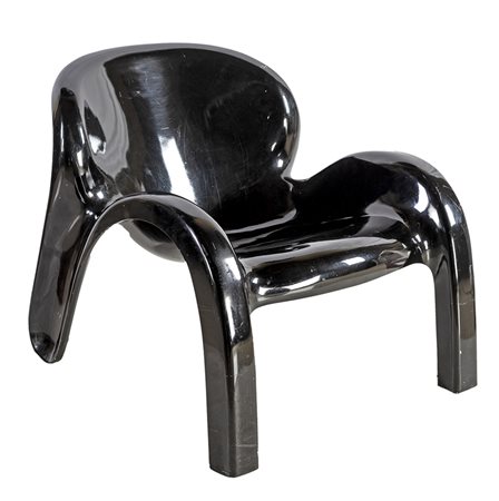 PETER GHYCZY GERMANIA 1970 COPPIA DI POLTRONE mod GN2 in fibra di vetro,...