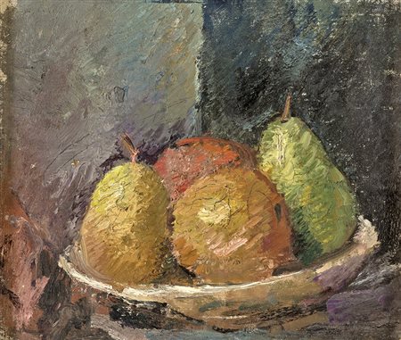 EMANUELE CAVALLI (Lucera 1904-Firenze 1981) NATURA MORTA DI FRUTTA olio su...