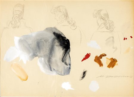 MARCELLO DUDOVICH (Trieste 1878-Milano 1962) STUDIO DI FIGURA FEMMINILE...