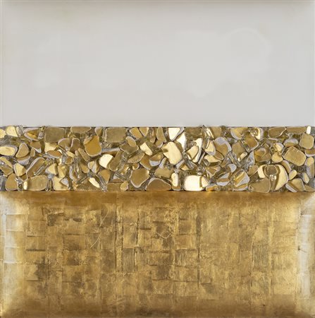 IVAN BARLAFANTE (Giulianova 1967) NON AMO IL BAROCCO tecnica mista, 100x100...