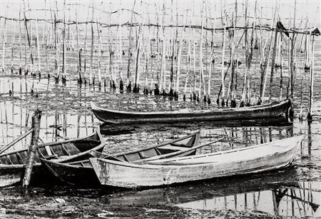 HAROLD MILLER NULL (Filadelfia 1916-San Martino Dei Colli 1996) BARCHE stampa...