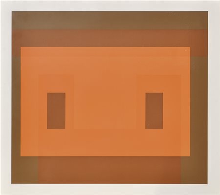 Josef Albers (Bottrop 1888 - New Haven 1976) M. M. Variation, 1968;Serigrafia...