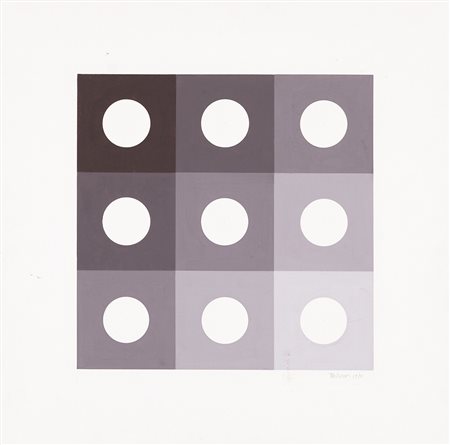 Mario Ballocco (Mailand/Milano 1913 – 2008) Nove differenti bianchi...