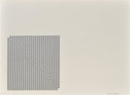 Frank Stella (Malden 1936) Kingsbury run, 1970;Litografia a col. metallici,...
