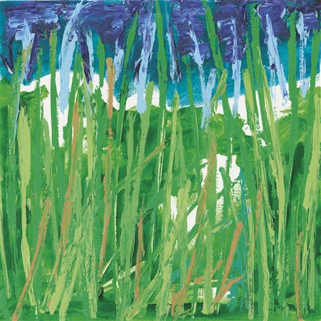 Mario Schifano (Rom/Roma 1932) Orto Botanico, 1988; Acrilico su tela, 70 x...