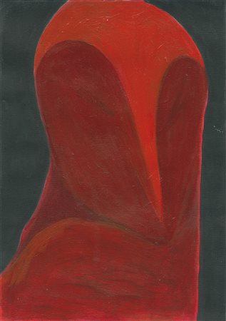 Gino De Dominicis (Ancona 1947 – Rom/Roma 1998) Senza titolo, anni ‘80;Olio...