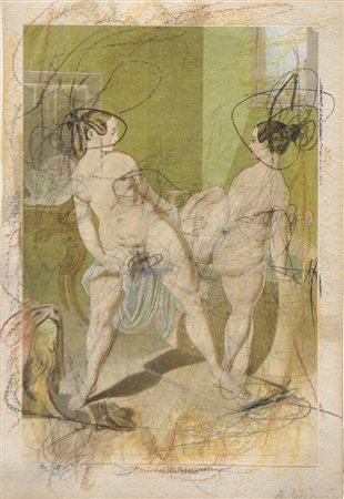 Arnulf Rainer (Baden 1929 ) Pseudologica;dalla serie delle rappresentazioni...