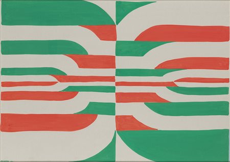 Carla Accardi (Trapani 1924 - Rom/Roma 2014) Ohne Titel, 1980;Tempera su...