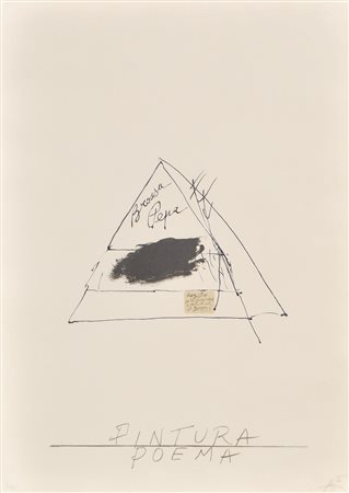 Antoni Tapies Pintura poema, 1973;Litografia, 76,5 x 55 cm Firma e...