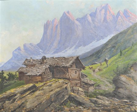 Gabriele Deininger Arnhard (München/Monaco di Baviera 1855 – 1945) Alm in...