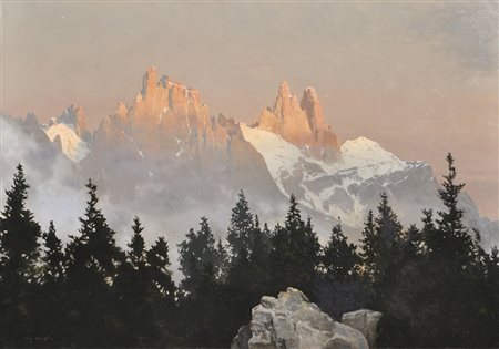 Toni Haller (Wien/Vienna 1907 – 1944 Kaliningrad 1944) Gruppo delle Pale...