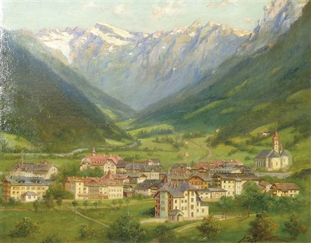 Andreas Roth (Kleinochsenfurt 1871 – Los Angeles 1949) Colle Isarco visto...