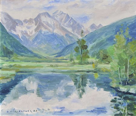 Siegfried Pörnbacher (Olang/Valdaora 1914 – Bruneck/Brunico 2006) Lago di...