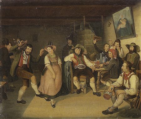 Richard Maerz (Meran/Merano 1810 – Innsbruck 1871) Saggio di danza in Alto...