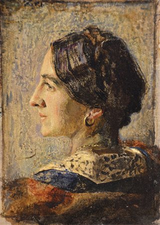 Thomas Riss Ritratto della moglie dell’artista, Friederike Kuhn, 1908;Olio su...