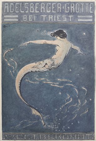 Hugo Grimm (Feldkirch 1866 – Kitzbühel 1944) Bozzetto per manifesto...