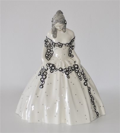 Michael Powolny (Judenburg 1871 – Wien/Vienna 1954) Ragazza con ghirlanda di...