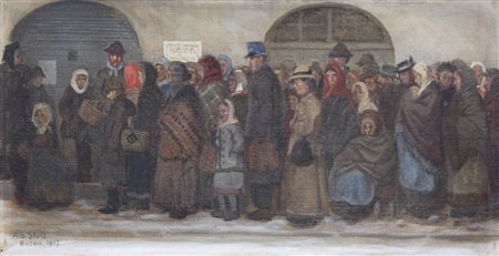 Albert Stolz (Bozen/Bolzano 1875 – 1947) Servizio pasti durante la guerra nel...