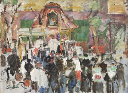 Emanuel Fohn (Klagenfurt 1881 – Bozen/Bolzano 1966) Processione a...