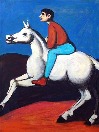 Pompeo Borra 1898, Milano (Mi) - 1973, Milano (Mi) - [Italia] Cavaliere olio...