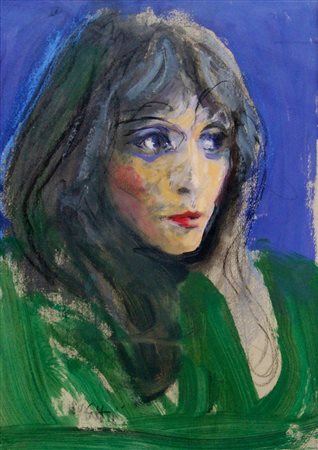 Alberto Sughi 1928, Cesena (Fc) - 2012, Bologna (Bo) - [Italia] Ritratto di...